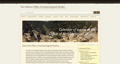Desktop Screenshot of nmarchaeology.org
